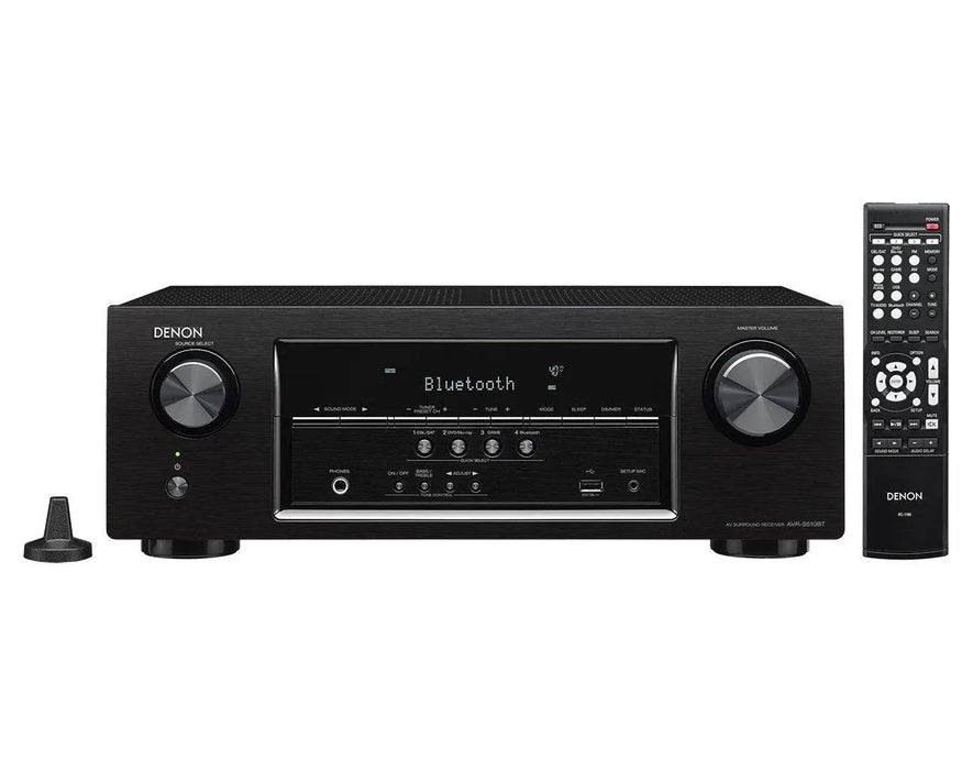 Denon AVR-S510BT 5.2 Channel Full 4K Ultra HD A/V Receiver