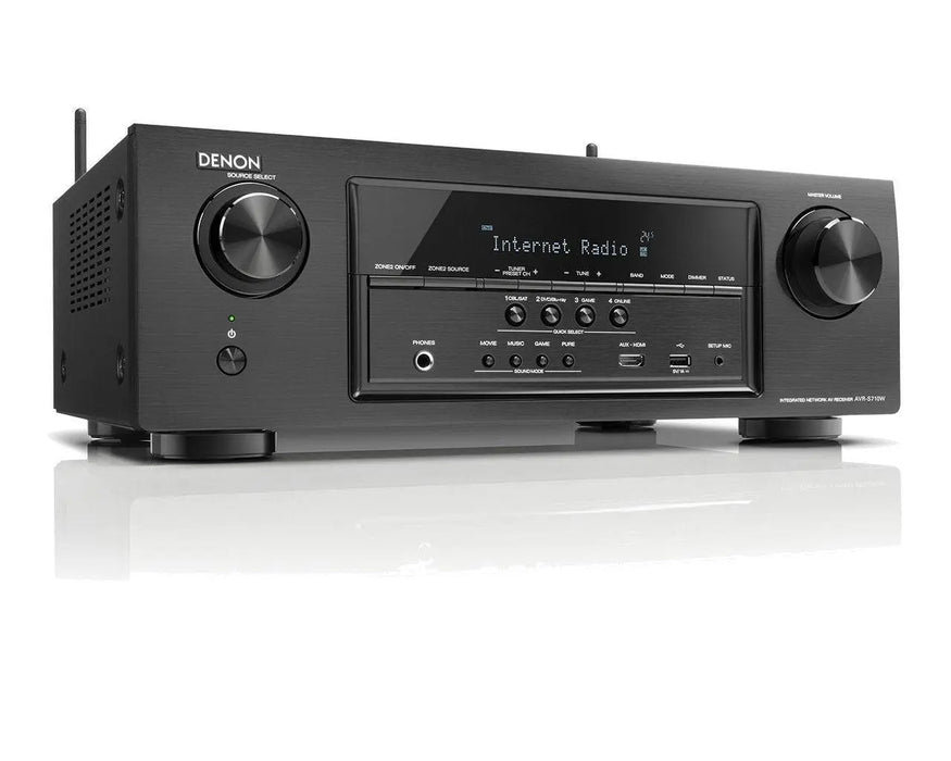 Denon AVR-S710W 7.2-Channel Network AV Receiver (Black)