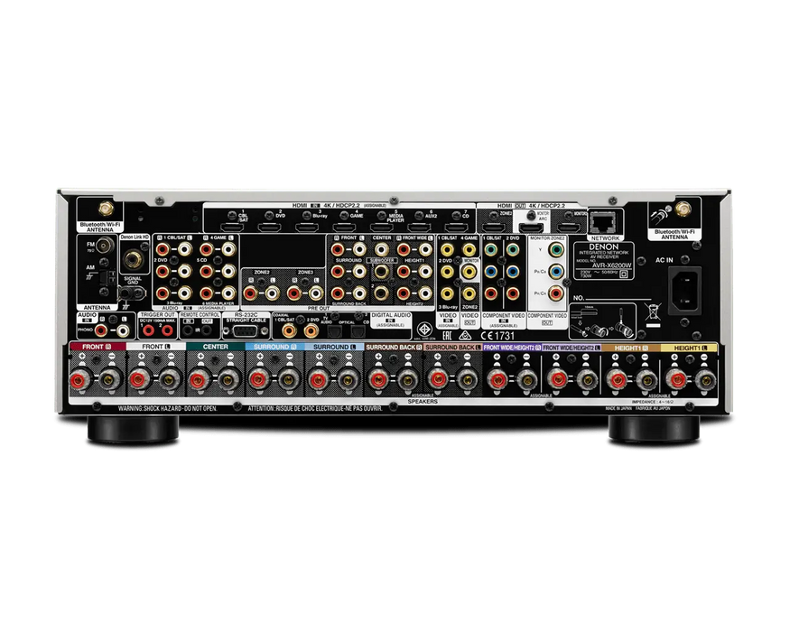 Denon IN-Command AVR-X6200W 9.2-Channel Network A/V Receiver (Black)