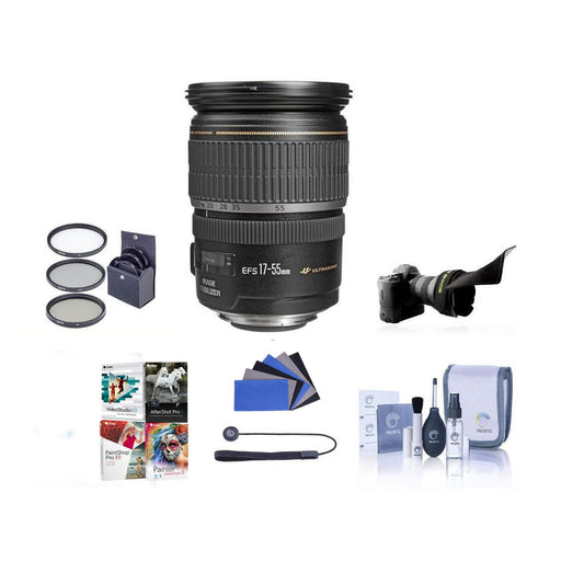Canon 50mm f/1.4 EF USM Lens With Basic Accessory Bundle