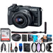 Canon EOS M6 Mirrorless Digital Camera with 15-45mm Lens With Video Editing Software and More