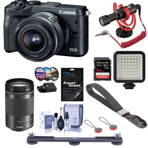 Canon EOS M6 Mirrorless Digital Camera with 18-150mm Lens Supreme Bundle