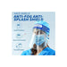 NJA 2 Pack Safety Face Shield, All-Round Protection Headband with Clear Wide Sunshade Anti-s-mog Lens