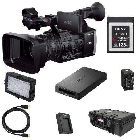 Sony FDR-AX1 4K Camcorder w/ 20x Optical Zoom & Accessory Kit