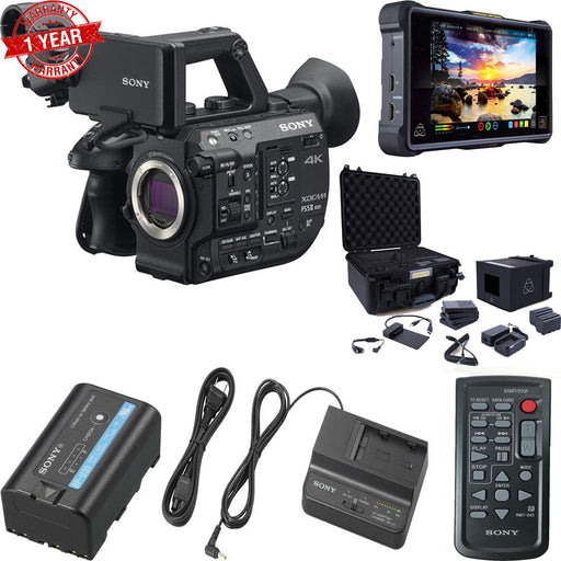 Sony PXW-FS5M2 4K XDCAM Super 35mm Compact Camcorder with Atomos Ninja V 5" 4K HDMI Recording Monitor
