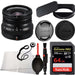 FUJIFILM XF 16mm f/2.8 R WR Lens (Black) with Starter Accessory Bundle: 64gb Memory Card, Fugifilm Lens Hood &amp; Cleaning Kit