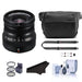 FUJIFILM XF 16mm f/2.8 R WR Lens (Black) with Peak Slide Strap Pack + Accessory Bundle