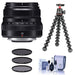 Fujifilm XF 35mm f/2 R WR Lens (Black) Bundle With Tripod, Digital Filter Set &amp; Free Cleaning Kit