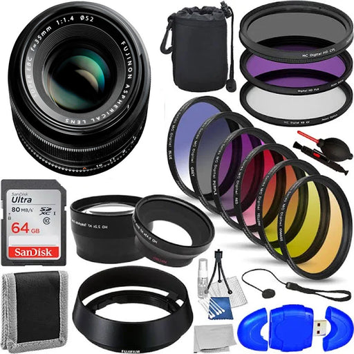 Fujifilm 35mm f/1.4 XF R Lens Prime Bundle