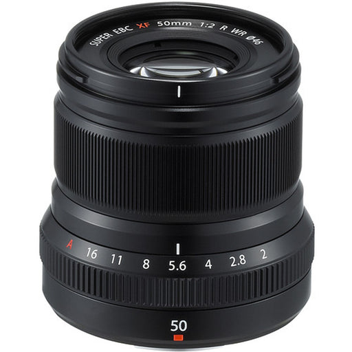 FUJIFILM XF 50mm f/2 R WR Lens (Black) With Tripod and Free Cleaning Kit