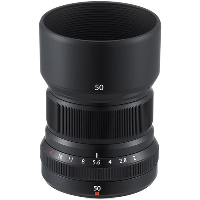 FUJIFILM XF 50mm f/2 R WR Lens (Black) Basic Bundle