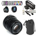 FUJIFILM XF 50mm f/2 R WR Lens (Black) Deluxe Filter Kit and Accessories