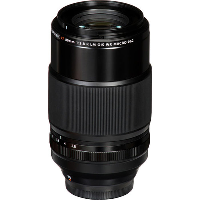 FUJIFILM XF 80mm f/2.8 R LM OIS WR Macro Lens Profession Bundle