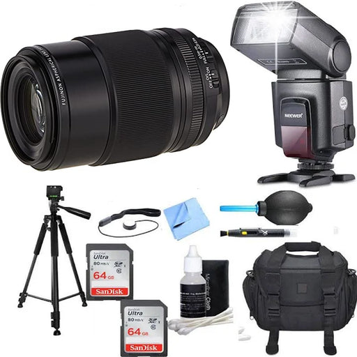 FUJIFILM XF 80mm f/2.8 R LM OIS WR Macro Lens Profession Bundle