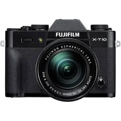 Fujifilm X-T10 Mirrorless Digital Camera with 16-50mm Lens (Black)