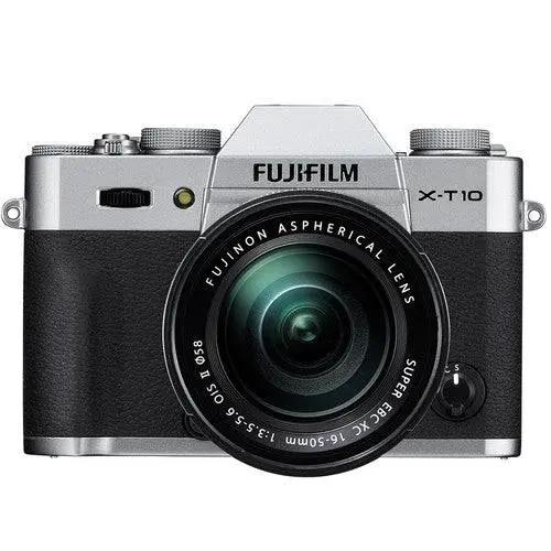 Fujifilm X-T10 Mirrorless Digital Camera with 16-50mm Lens (Silver)