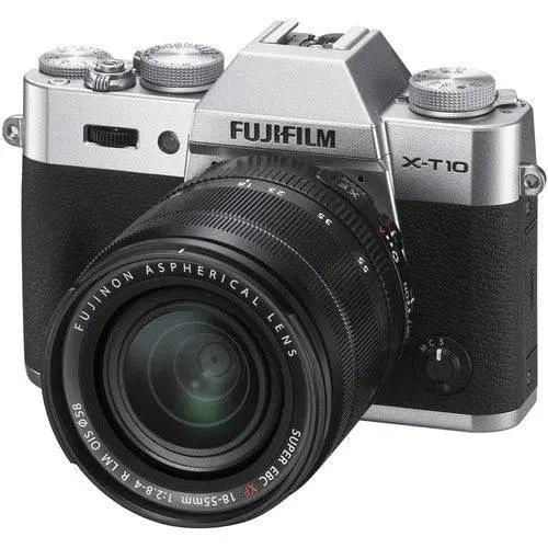 Fujifilm X-T10 Mirrorless Digital Camera with 18-55mm Lens (Silver)