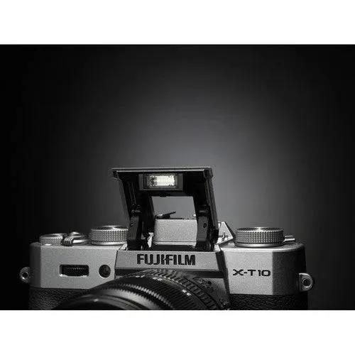 Fujifilm X-T10 Mirrorless Digital Camera with 18-55mm Lens (Silver)