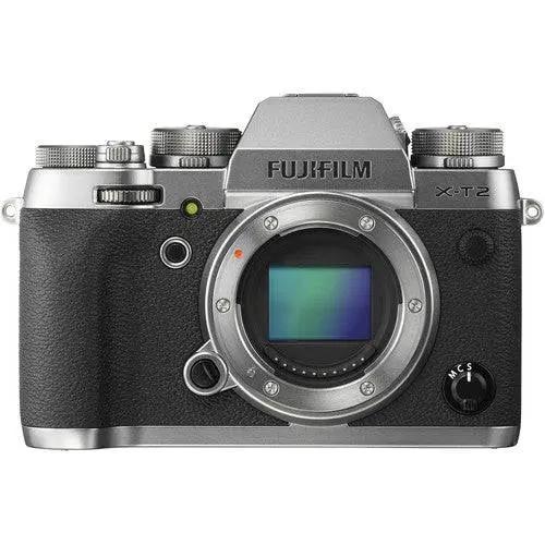 Fujifilm X-T2 Mirrorless Digital Camera Body with Battery Grip Kit (Graphite Silver Edition)