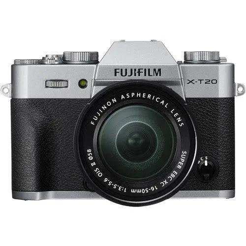 Fujifilm X-T20 Mirrorless Digital Camera with 16-50mm Lens (Silver)