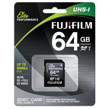 Fujifilm 64GB Class 10 UHS-1 SDXC Memory Card
