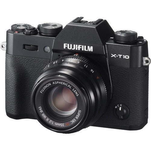 Fujifilm XF 35mm f/2 R WR Lens (Black) with Lens Pouch and Cleaning Kit