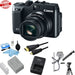 Canon PowerShot G1 X Digital Camera (Black) With Flexible Mini Tripod | Cleaning Kit | HDMI Cable Kit
