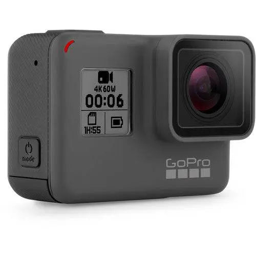 GoPro HERO6 Black 12 MP Waterproof Camera Accessories Kit w/ Carrying Case & More