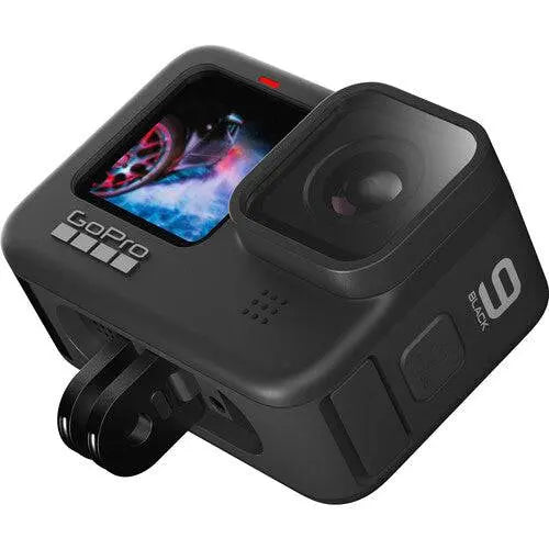 GoPro HERO9 Black with Waterproof Housing + Glass Screen Protector + Silicone Case + Carrying Case + Lens Caps + Color Correction Filters