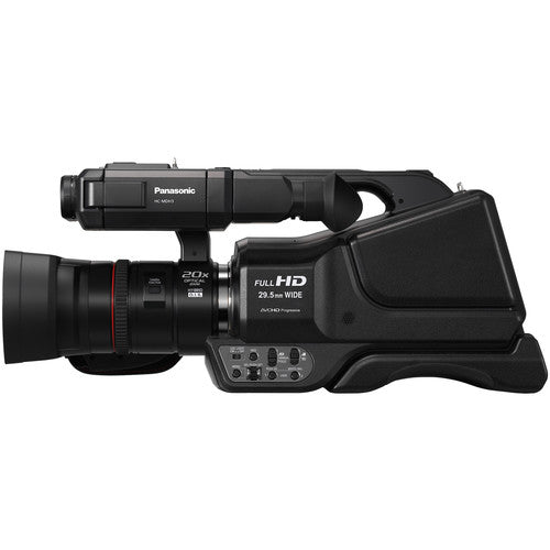 Panasonic HC-MDH3 AVCHD Shoulder Mount Camcorder with LCD Touchscreen &amp; LED Light Platinum Kit