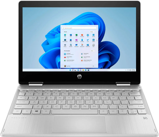 HP - Pavilion x360 2-in-1 11.6&quot; Touch-Screen Laptop - Intel Pentium Silver - 4GB Memory - 128GB SSD - Natural Silver