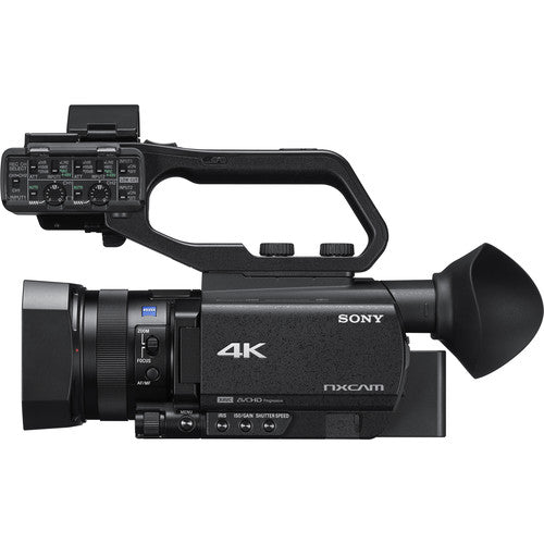 Sony HXR-NX80 Full HD XDCAM with HDR & Fast Hybrid AF Bundle With Video Bag, 62mm Filter Kit, Spare NP-FV70 Battery