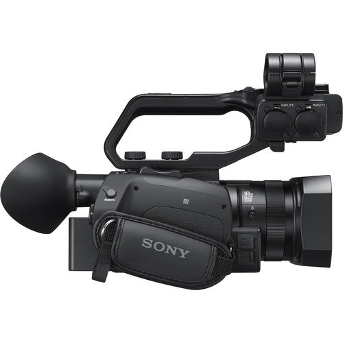 Sony HXR-NX80 Full HD NXCAM with HDR and Fast Hybrid AF w/ 64GB MC , Extra Battery, UV Filter, LED Light, Case and More - Advanced Bundle