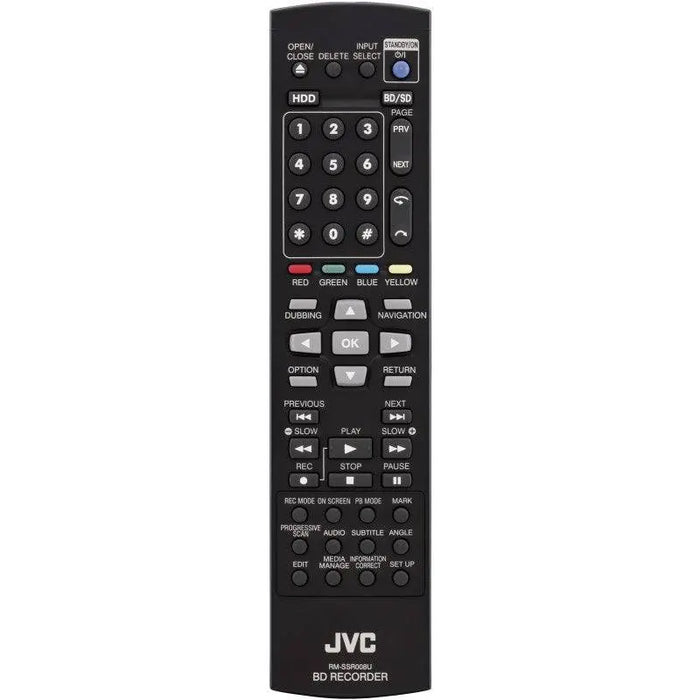 JVC SR-HD1500US Blu-ray Disc &amp; HDD Recorder USED