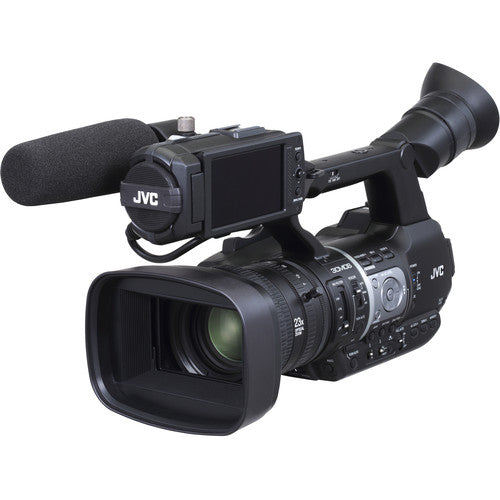 JVC GY-HM620U ProHD Professional Mobile News Camcorder + Microphone + 64GB + Video Light + Hard Case + 3 Filters + HDMI Cable + Kit