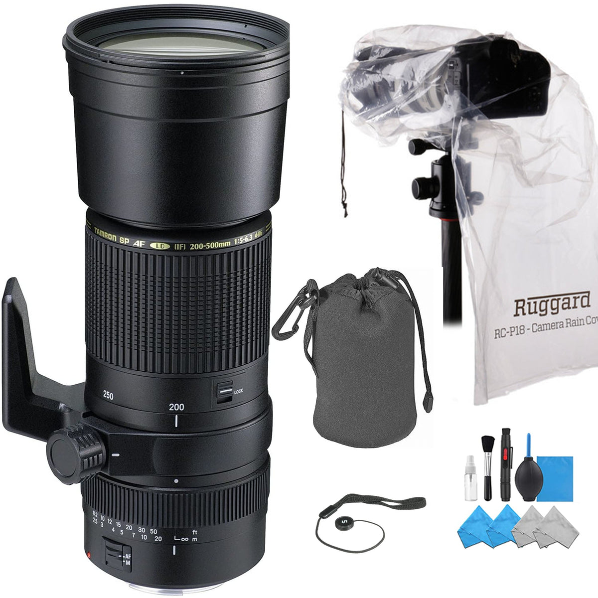 Tamron 200-500mm f/5-6.3 SP AF Di LD (IF) Lens for Canon with