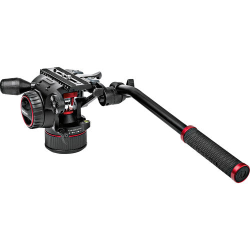 Manfrotto Nitrotech N8 Video Head & 546B Pro Tripod with Mid-Level Spreader