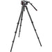 Manfrotto 536 Carbon Fiber Tripod with 509HD Video Head and Padded Carry Bag
