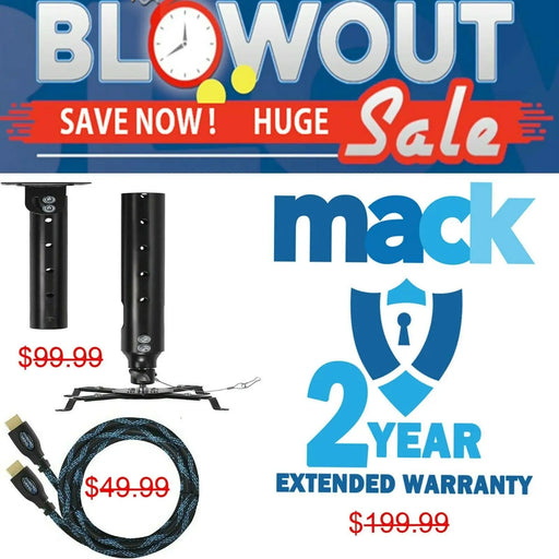 Must Have Accessory Bundle For SHARP Projectors Under 64LBS