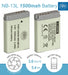 NJA 2-Pack of NB-13L Batteries and Charger Kit for Canon PowerShot