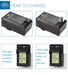 NJA 2-Pack of NB-13L Batteries and Charger Kit for Canon PowerShot