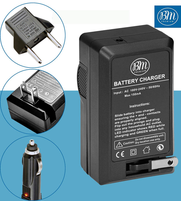 NJA 2-Pack of NB-13L Batteries and Charger Kit for Canon PowerShot
