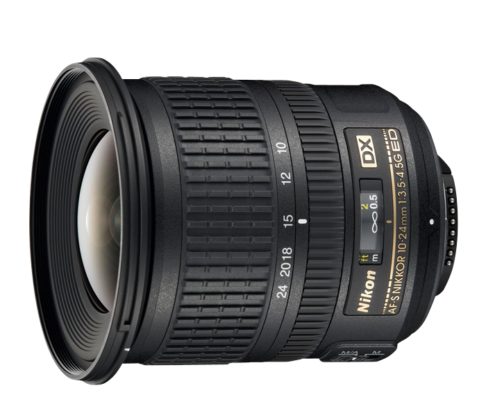 Nikon AF-S DX NIKKOR 10-24mm f/3.5-4.5G ED Lens Accessory Bundle + Deluxe Lens Pouch + Filter Kit + Cleaning Kit + Microfiber