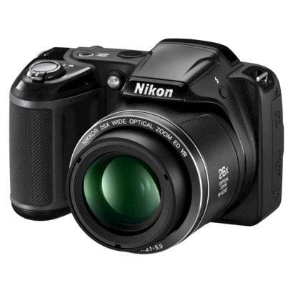 Nikon Coolpix L320 16.1MP Digital Camera with 26x Optical Zoom - BLACK