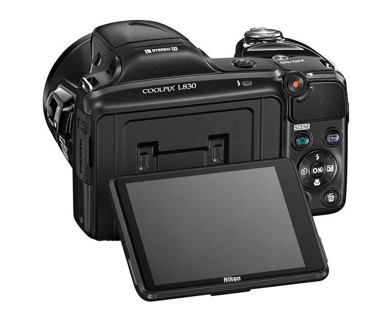 Nikon COOLPIX L830 16 MP CMOS Digital Camera with 34x Zoom NIKKOR Lens and Full 1080p HD Video (Multiple Colors))