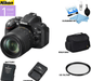 Nikon DSLR D5200/D5600 Camera w/Nikon 18-105mm Lens (Black) | UV Filter | Case | Cleaning Kit