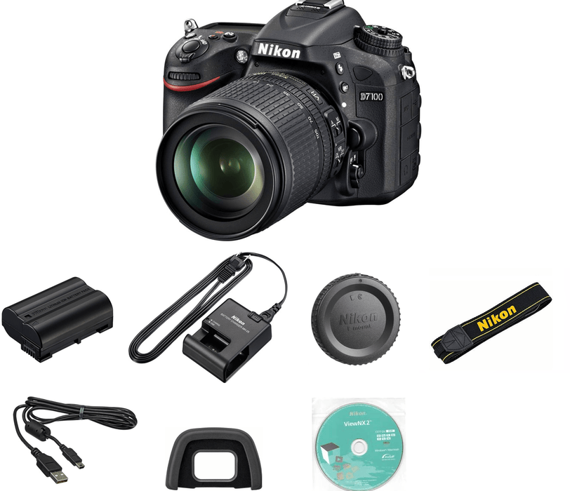 Nikon D7100 DSLR Camera with 18-105mm Lens USA Retail Model