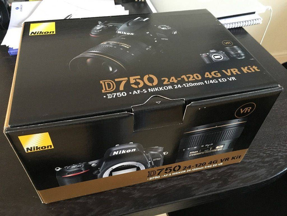 Nikon D750 DSLR Camera with 24-120mm Lens with 5 Year Extended Warranty Package