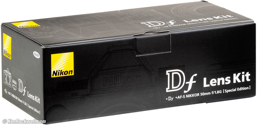 Nikon Df DSLR Camera (Black/Silver) - Pro Travel Bundle