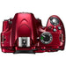 Nikon D3200/D3500 DSLR With AF-S DX NIKKOR 18-55mm 3.5-5.6G VR Lens (Red)